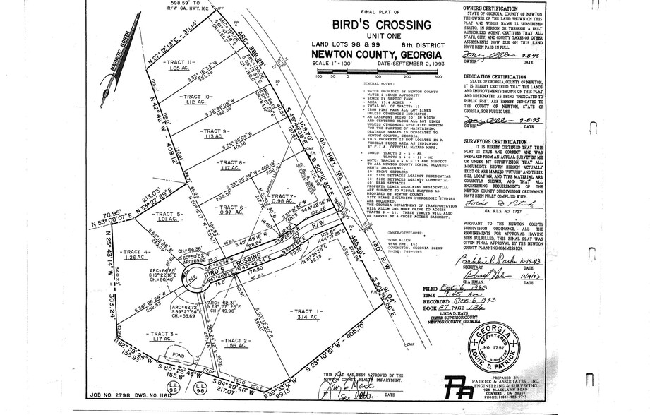 2239 Highway 212, Covington, GA for sale - Plat Map - Image 2 of 18