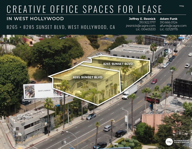 8265 W Sunset Blvd, West Hollywood, CA for rent - Building Photo - Image 1 of 3