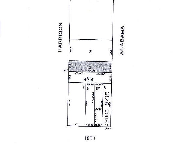 560 Alabama St, San Francisco, CA for rent - Plat Map - Image 2 of 2