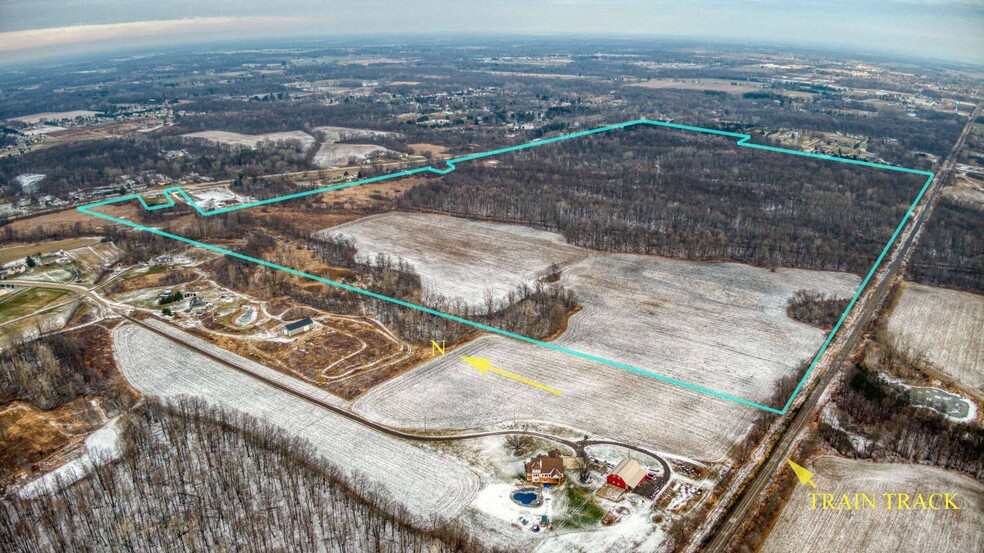 Grand River & Nicholson Rd, Fowlerville, MI for sale - Aerial - Image 1 of 7