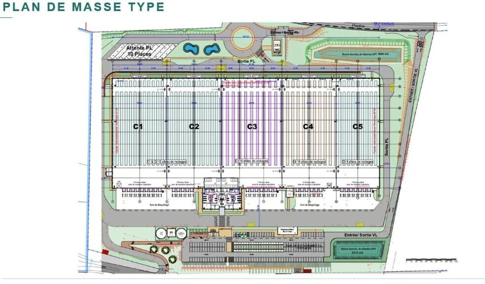 Light Industrial in Cestas to rent - Floor Plan - Image 3 of 3