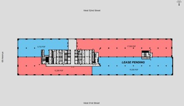 1290 Avenue of the Americas, New York, NY for rent Floor Plan- Image 1 of 3