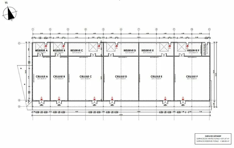 Retail in Tarbes to rent - Floor Plan - Image 2 of 3