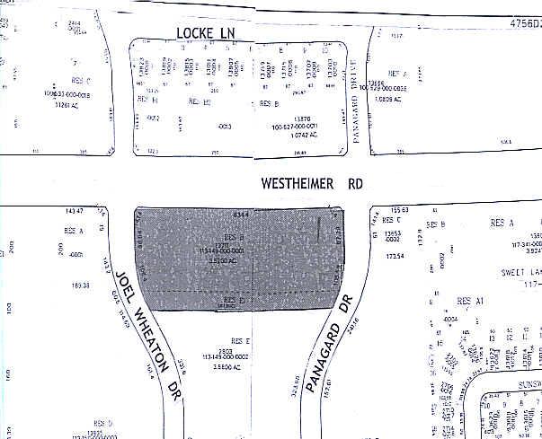 13711 Westheimer Rd, Houston, TX for sale - Plat Map - Image 2 of 12