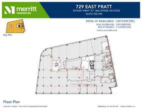 729 E Pratt St, Baltimore, MD for rent Floor Plan- Image 1 of 1