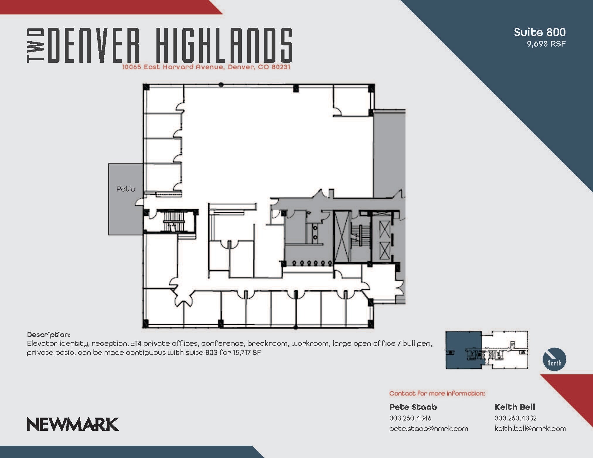 10375 E Harvard Ave, Denver, CO to rent Floor Plan- Image 1 of 1