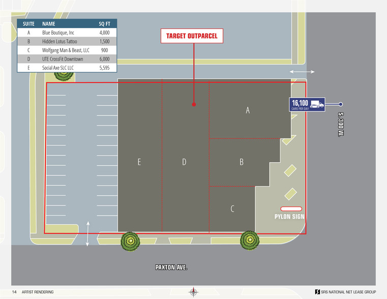 1154 S 300 W, Salt Lake City, UT for rent - Site Plan - Image 2 of 4