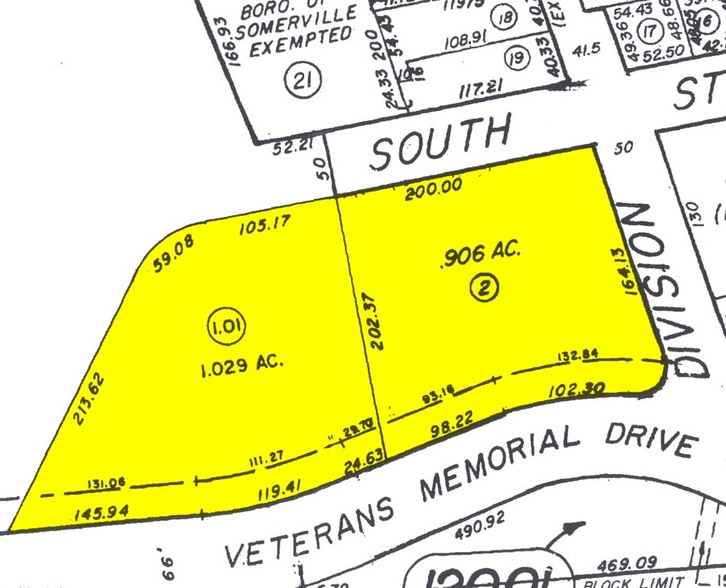 50 Division St, Somerville, NJ for rent - Plat Map - Image 2 of 13