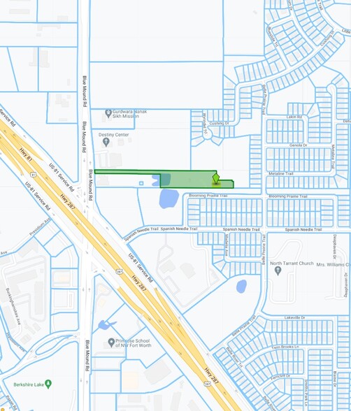 10024 Blue Mound Rd, Fort Worth, TX for sale - Plat Map - Image 3 of 3