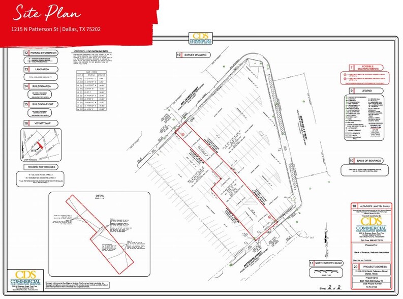 1215 Patterson St, Dallas, TX for rent - Site Plan - Image 2 of 2