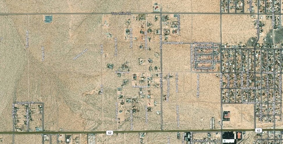 Two Mile Rd, Twentynine Palms, CA for sale - Primary Photo - Image 1 of 2