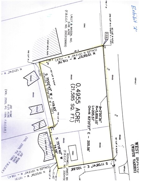 .4955 ac. N. Main, Stafford, TX for sale - Site Plan - Image 3 of 3