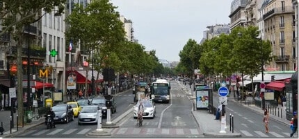 Paris - Aerial map view