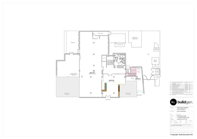 9-12 Portland Pl, London to rent - Floor Plan - Image 2 of 8