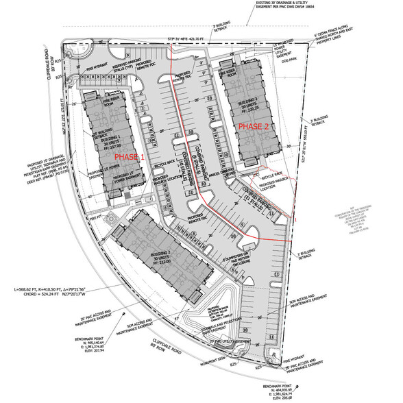 9605 Cliffdale Rd, Fayetteville, NC for sale - Site Plan - Image 1 of 3