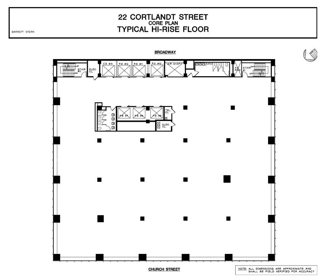 22 Cortlandt St, New York, NY to rent Floor Plan- Image 1 of 1