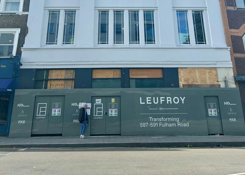 587-591 Fulham Rd, London to rent - Building Photo - Image 1 of 2