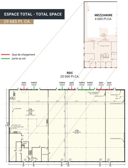 155-165 Av Labrosse, Pointe-claire, QC for rent - Floor Plan - Image 2 of 12