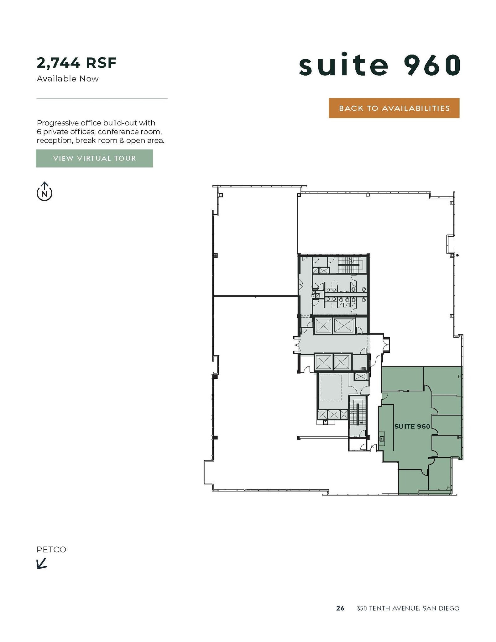 350 10th Ave, San Diego, CA to rent Floor Plan- Image 1 of 10