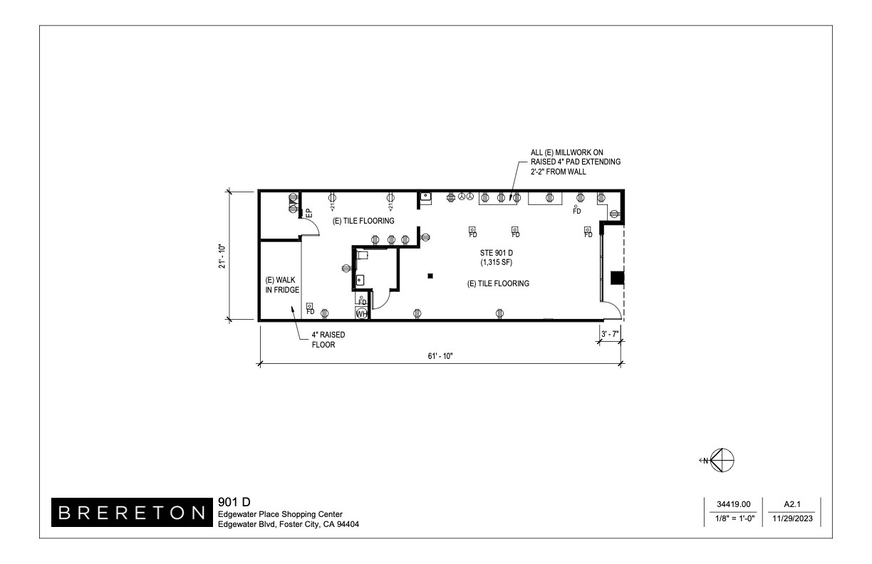 969-999 E Edgewater Blvd, Foster City, CA for rent Floor Plan- Image 1 of 2