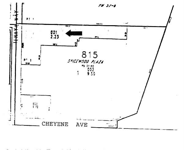 3250 N Tenaya Way, Las Vegas, NV for rent - Plat Map - Image 2 of 4