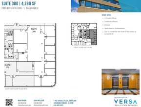 2707 Butterfield Rd, Oak Brook, IL for rent Floor Plan- Image 1 of 7