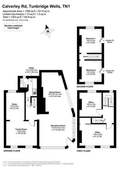 79 Calverley Rd, Tunbridge Wells to rent - Floor Plan - Image 2 of 17