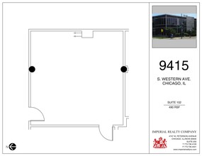 9415 S Western Ave, Chicago, IL for rent Site Plan- Image 1 of 1