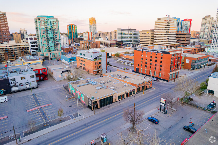 731-739 10 Ave SW, Calgary, AB for rent - Aerial - Image 3 of 6