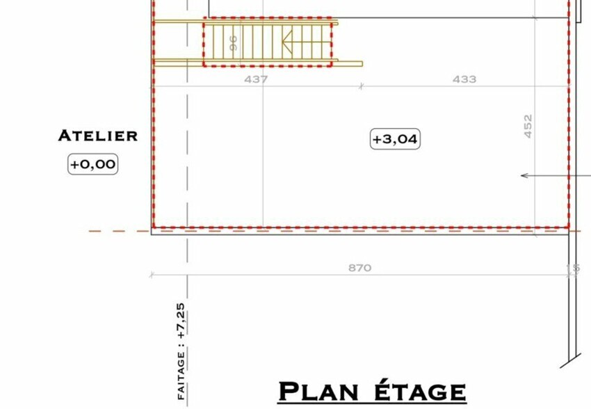 Light Industrial in Domarin to rent - Floor Plan - Image 3 of 12