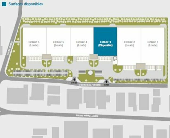 1-11 Rue De La Fonderie, Genas to rent - Site Plan - Image 3 of 3
