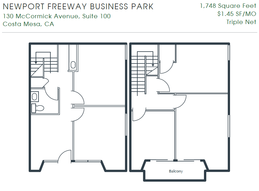 3176 Pullman St, Costa Mesa, CA for rent Floor Plan- Image 1 of 1