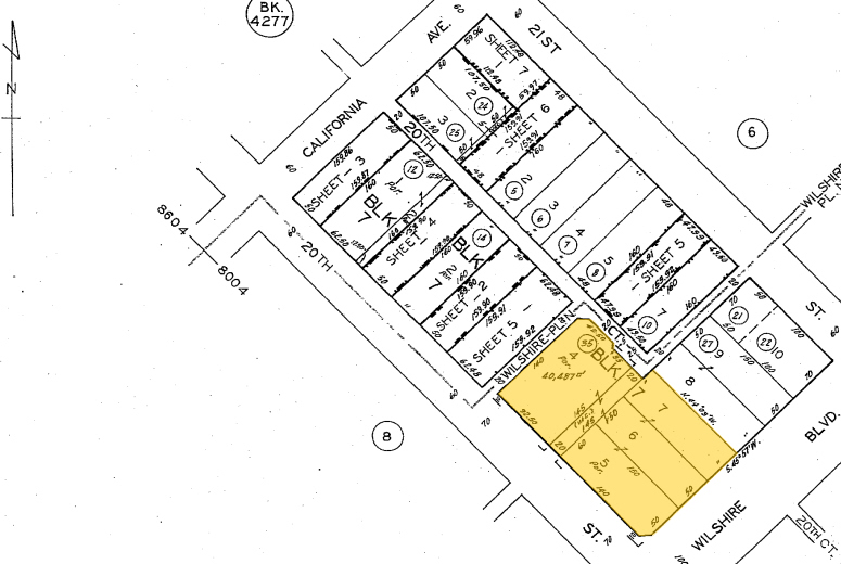 2001 Wilshire Blvd, Santa Monica, CA for rent - Plat Map - Image 2 of 11