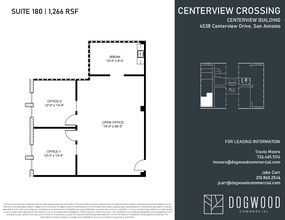 4538 Centerview Dr, San Antonio, TX for rent Floor Plan- Image 1 of 1