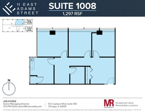 11 E Adams St, Chicago, IL for rent Floor Plan- Image 1 of 6