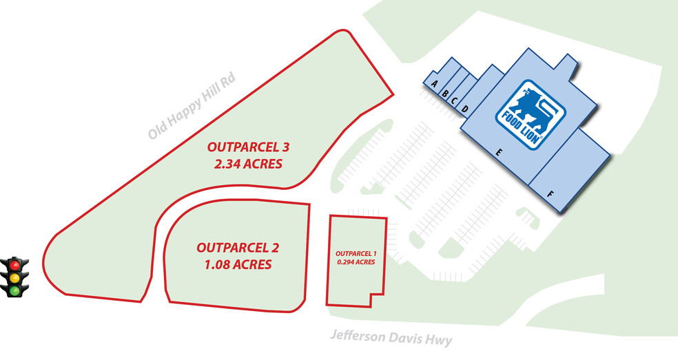 15700-15702 Jefferson Davis Hwy, Colonial Heights, VA for sale - Site Plan - Image 2 of 2