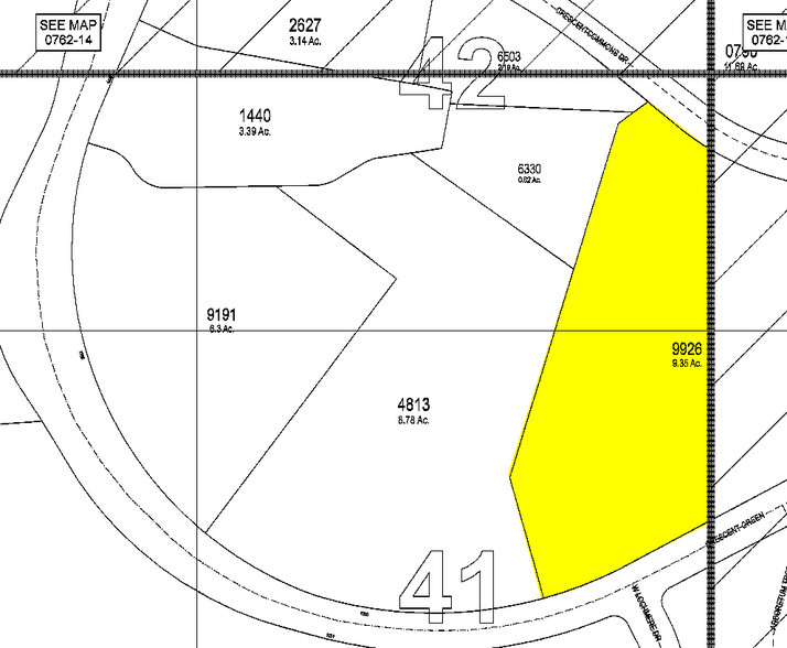 1100 Crescent Green Dr, Cary, NC for rent - Plat Map - Image 2 of 8