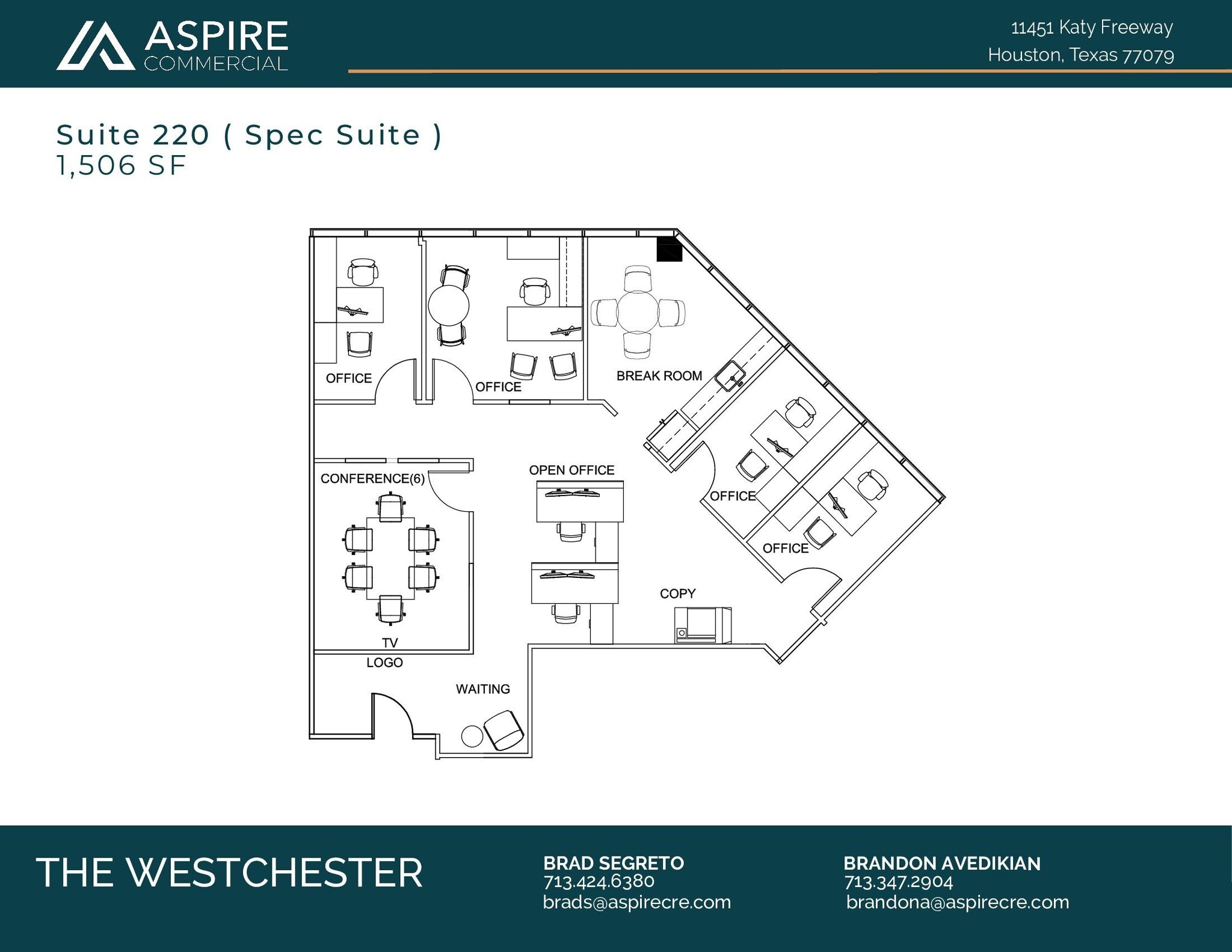 11451 Katy Fwy, Houston, TX to rent Floor Plan- Image 1 of 1