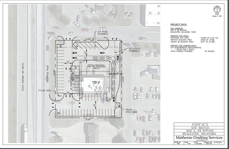 600 S. 69 Bypass, Mcalester, OK for rent - Site Plan - Image 2 of 2