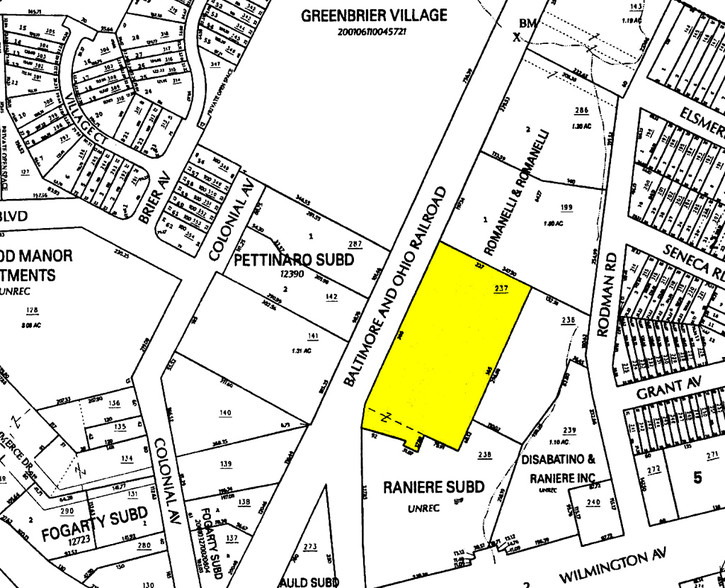 2006 Rodman Rd, Elsmere, DE for sale - Plat Map - Image 1 of 1