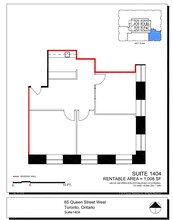 65 Queen St W, Toronto, ON for rent Floor Plan- Image 1 of 1