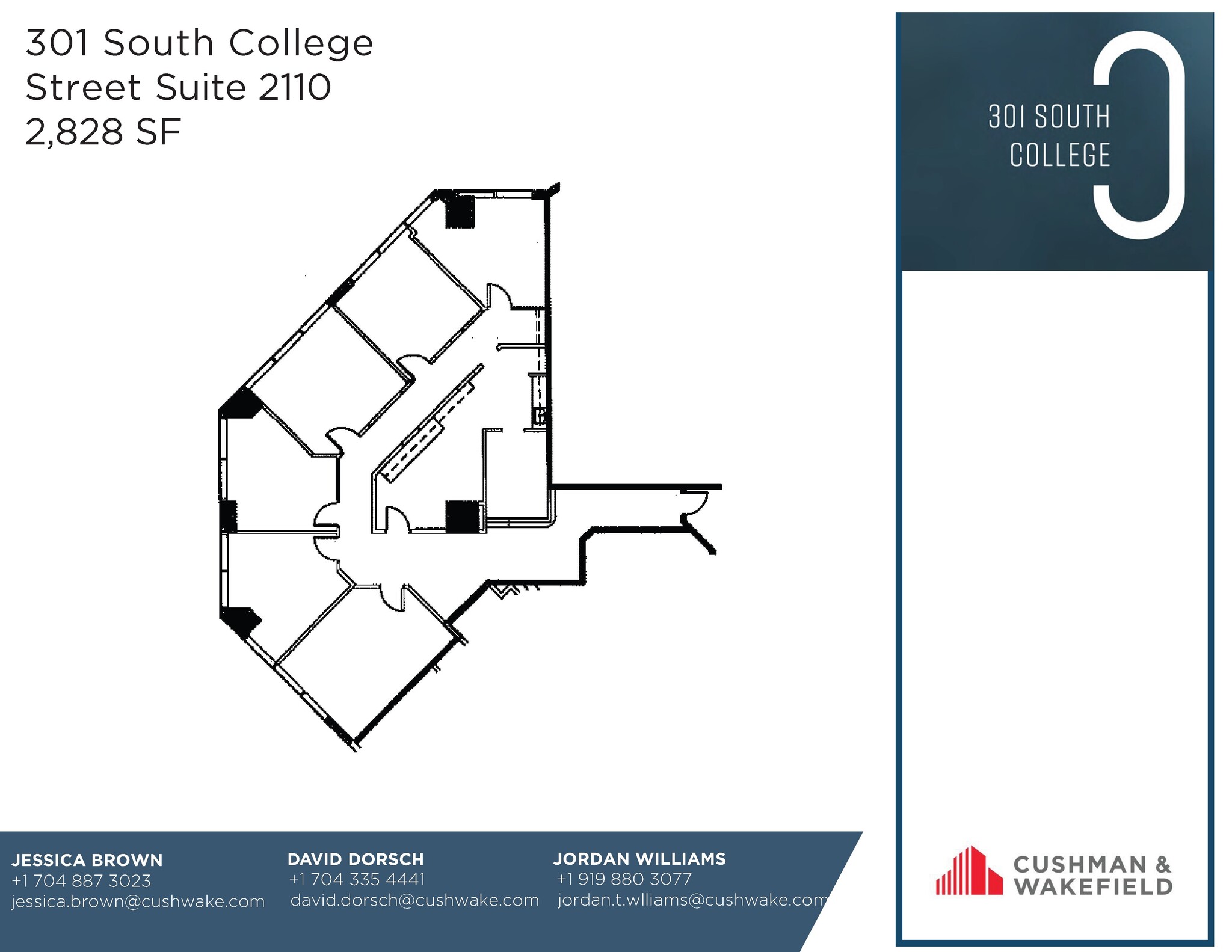 301 S College St, Charlotte, NC for rent Floor Plan- Image 1 of 1