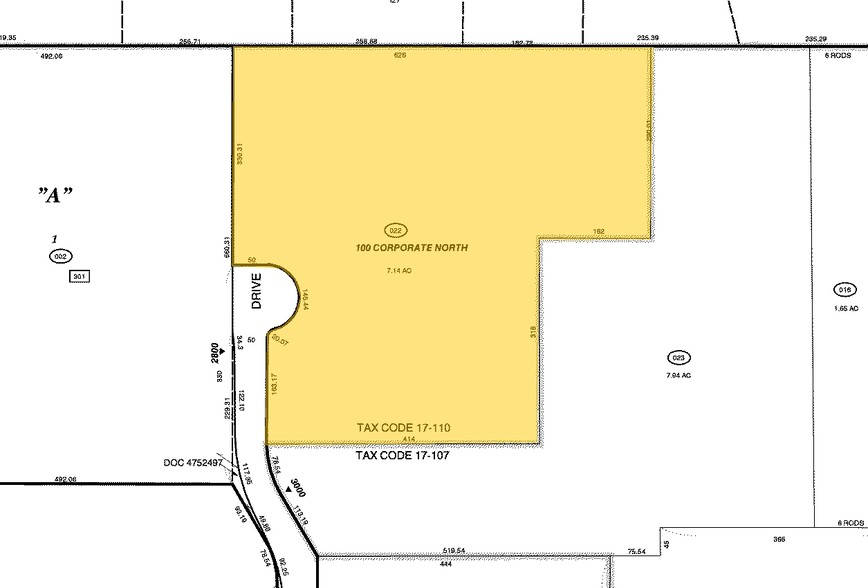 2801 Lakeside Dr, Bannockburn, IL for rent - Plat Map - Image 2 of 12