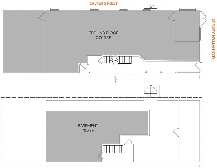 814 Manhattan Ave, Brooklyn, NY for rent - Floor Plan - Image 2 of 3