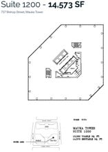 733 Bishop St, Honolulu, HI to rent Floor Plan- Image 1 of 1