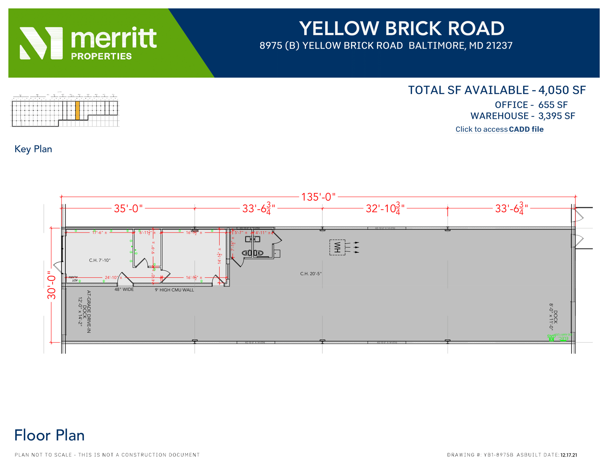 8967-8987 Yellow Brick Rd, Rosedale, MD to rent Floor Plan- Image 1 of 1
