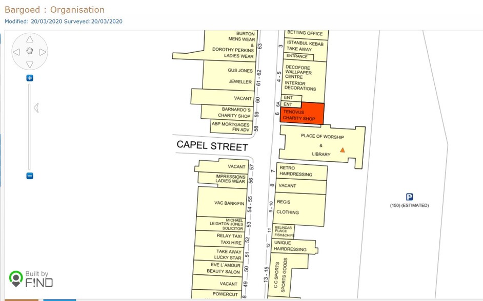 6 Hanbury Rd, Bargoed for rent - Goad Map - Image 2 of 2