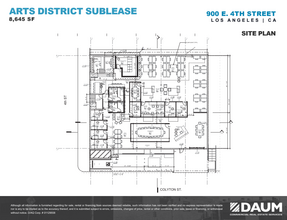 900 E 4th St, Los Angeles, CA for rent Floor Plan- Image 1 of 1