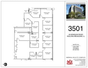 3501 Algonquin Rd, Rolling Meadows, IL to rent Site Plan- Image 1 of 1