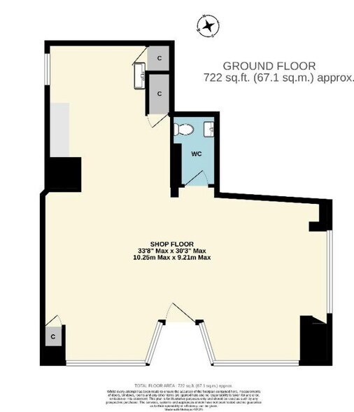 Broughton Poggs, Lechlade, Lechlade for sale - Floor Plan - Image 2 of 2